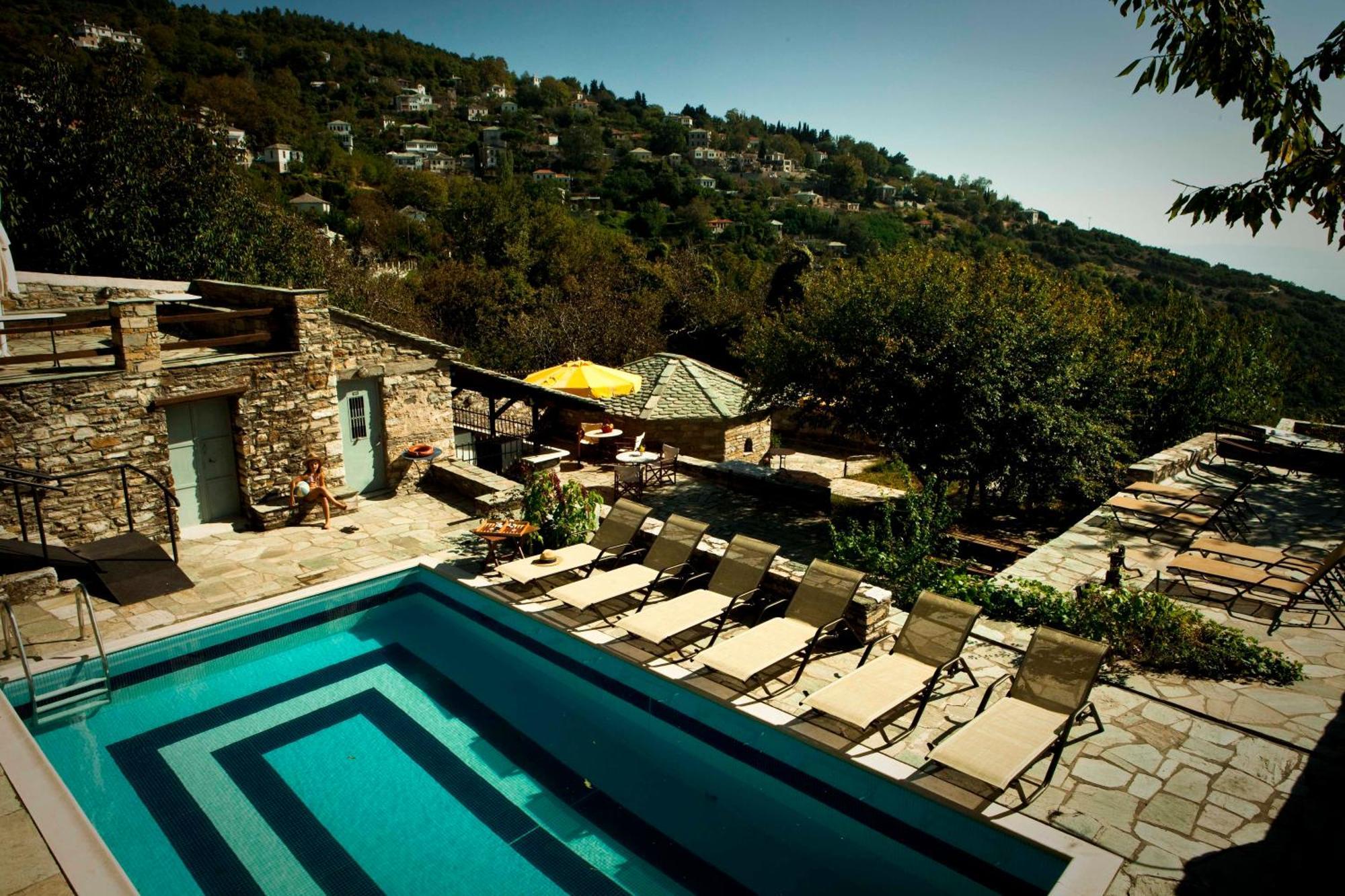Archontiko Stathopoulou Agios Georgios Nilias Exterior foto